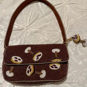 Beaded Espresso Martini Shoulder Bag | Cocktail Statement Purse